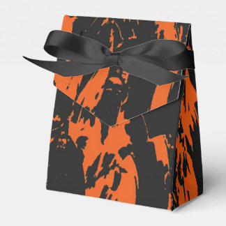 Orange och Black Graffiti Splatter Presentaskar