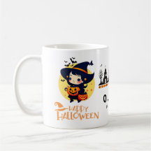Orange och Black Halloween Helgdag-födelsedagen