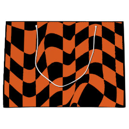 Orange- och Black Warpe Checkboard