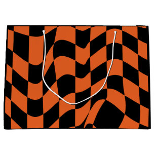 Orange- och Black Warpe Checkboard