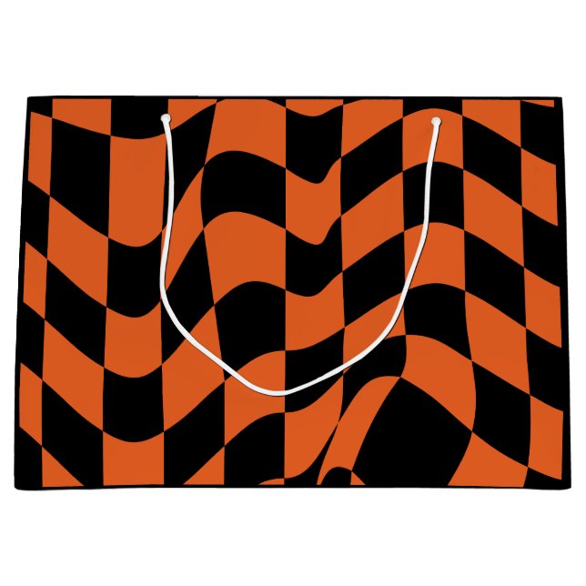 Orange- och Black Warpe Checkboard (Framsidan)