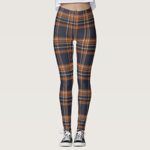 Orange- och bläckstrålar leggings