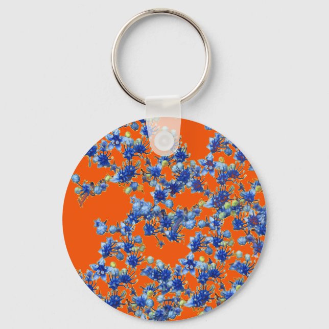 orange och blått nyckelring (Framsida)