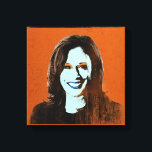 Orange och Blue Kamala Harris Pop Art Canvastryck<br><div class="desc">Politiska konst och politiska gåvor från PolitiClothes.com & PolitiCardz.com Hitta de mest unika valen och politiska gåvor, inklusive: politiska T-shirts, politiska stöttepar, politiska knappar, politiska knappar, politiska Poster, politiska Stift, politiska kort, politiska Mugg, politiska Poster, politiska signaturer och mycket mer! Politiska konst och konst: http://www.PolitiClothes.com Politiska kort och gåvor: http://www.PolitiCardz.com...</div>