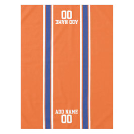 Orange och Blue Personlig Sports Jersey