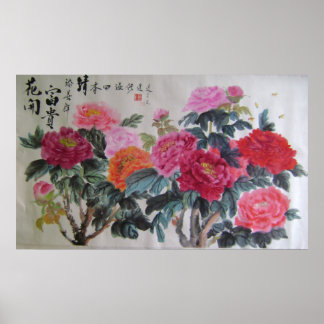 orange- och cirkulationsfärgton poster