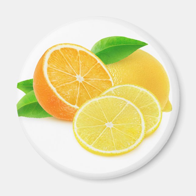 Orange och citron magnet (Framsidan)