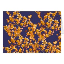 orange och flotta hälsningskort