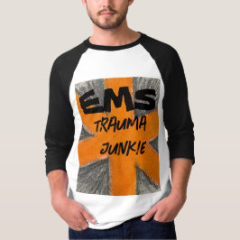 orange och grafit för manar och trauma junkie t shirt