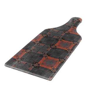 Orange och Grått Crossways Chopping Board