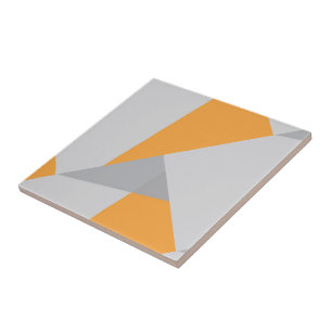 Orange och Grått keramiskt plattor Kakelplatta