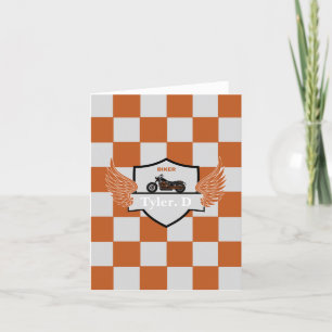 Orange- och grått-kontroll, motorcykel baby meddelande