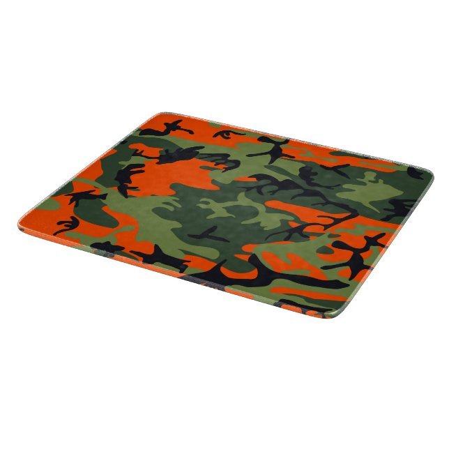 Orange och grön kamouflage, militär, armé (Hörn)