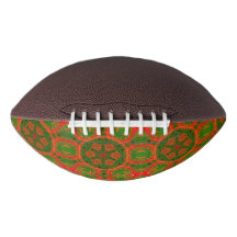 Orange och Grönt Kaleidoscope-fotboll