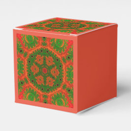 Orange och Grönt Kaleidoscope Gift Box Presentaskar