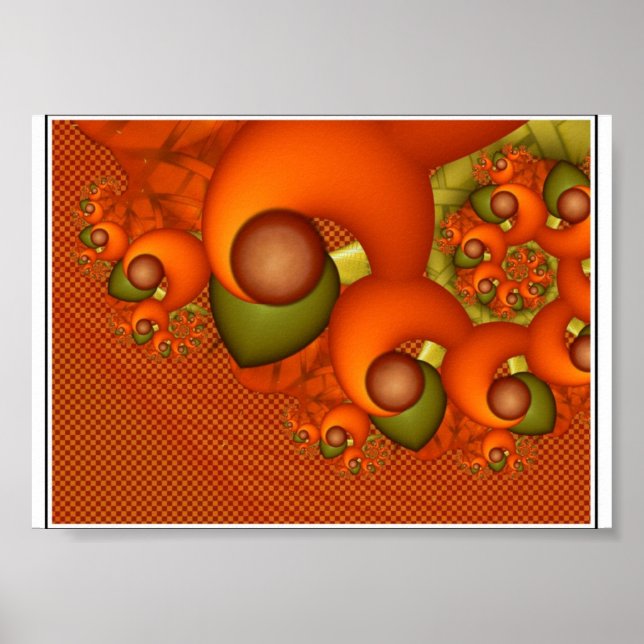 Orange och Grönt nummer 1 Poster (Framsidan)