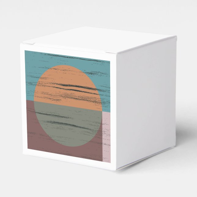 Orange och Grönt Presentaskar (Framsidan Sidan)