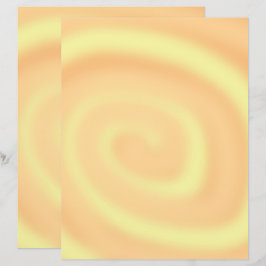 Orange och gula blandningar virvlar skrapbokspappe