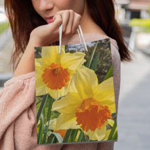 Orange och Gult Blommigt