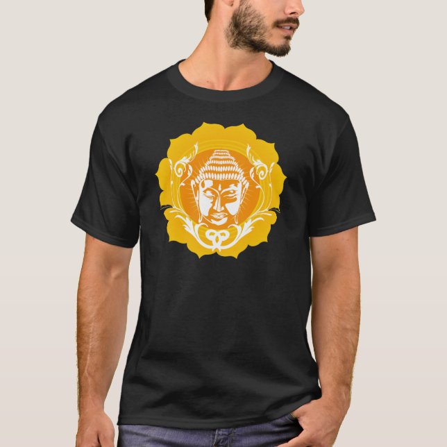 Orange och Gult Buddha Tröja (Framsida)
