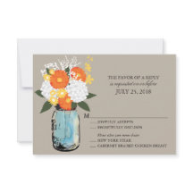 Orange och Gult Citrus Bloom Mason Burk | OSA