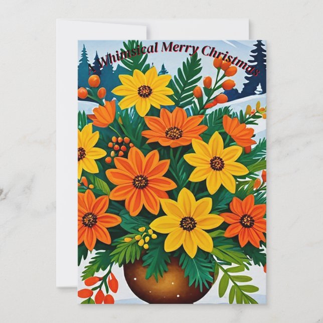 Orange och gult inbjudningar (Framsida)