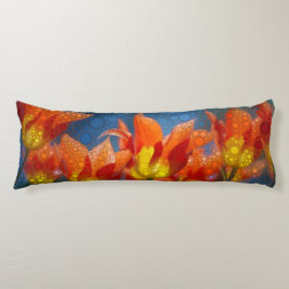 Orange och Gult Kroppskudde