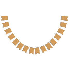 orange och gult med mönster vimplar