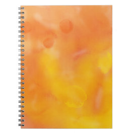 Orange och Gult, vattenfärgsbok Spiral Anteckningsbok