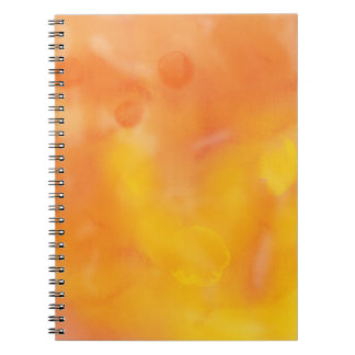 Orange och Gult, vattenfärgsbok Spiral Anteckningsbok