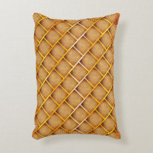 Orange- och konturfyrkanter med abstrakt schackkas