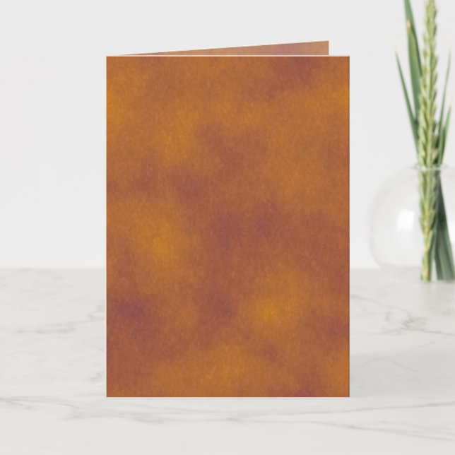 Orange- och Lila-gratulationskort Kort (Framsida)