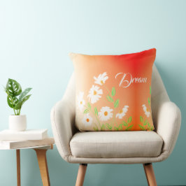 Orange och persikor kudde