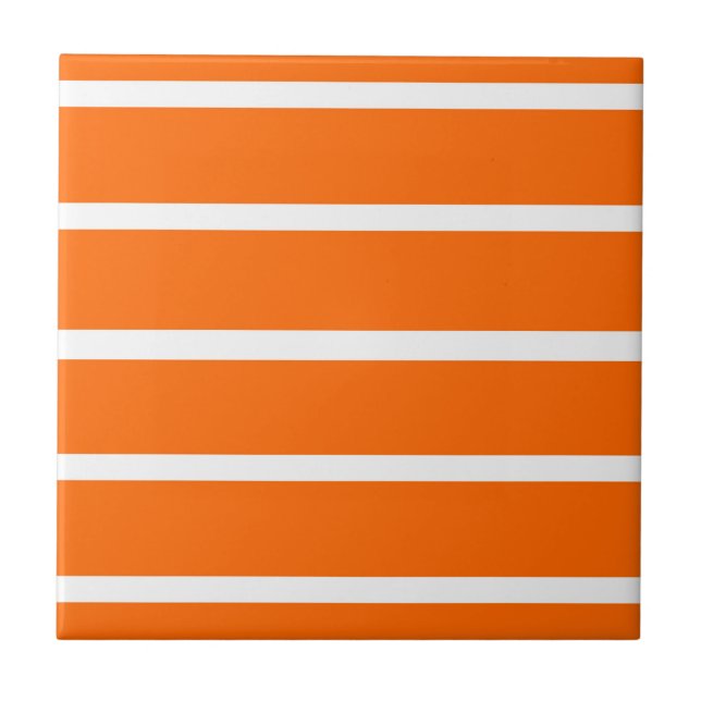 Orange och Rand Kakelplatta (Framsidan)