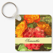 Orange och röd Blomsterträdgård