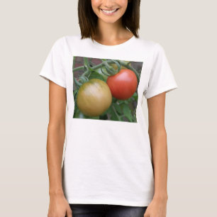 Orange och Röda Tomater Dam T Shirt