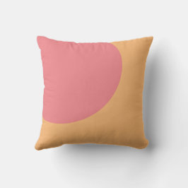 Orange och Rosa Abstrakt Art Dekorativ kudde