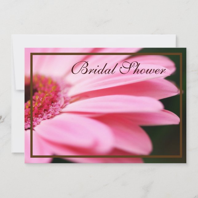 Orange och Rosa Inbjudningskort för möhippa (Framsida)