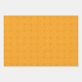 Orange och Rosa Rand Färglös Blommigt Vibrant