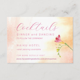 Orange och Rosa ros-OSA för detaljboende Tilläggskort