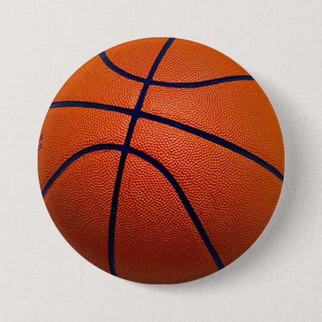 Orange och svart basket knapp (Framsida)