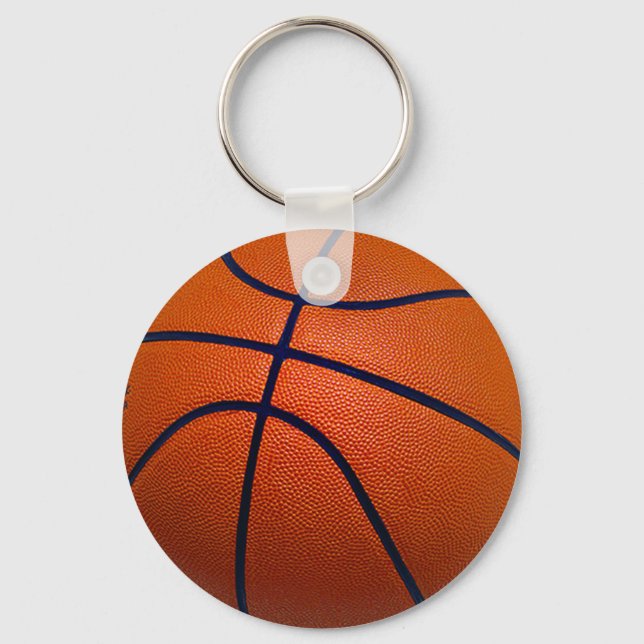 Orange och svart basket nyckelring (Framsida)