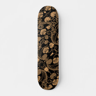 Orange och svart mini skateboard bräda 18,5 cm