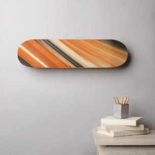 Orange och svart skateboard