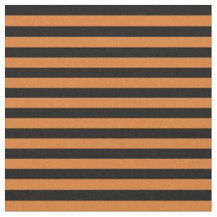 Orange och svarta horisontella randiga kvartstunna tyg