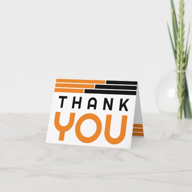 Orange och Svarta Pub Studenten Tack (Framsida)