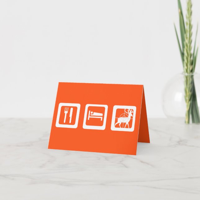 Orange och vit föda i viloläge kort (Framsida)