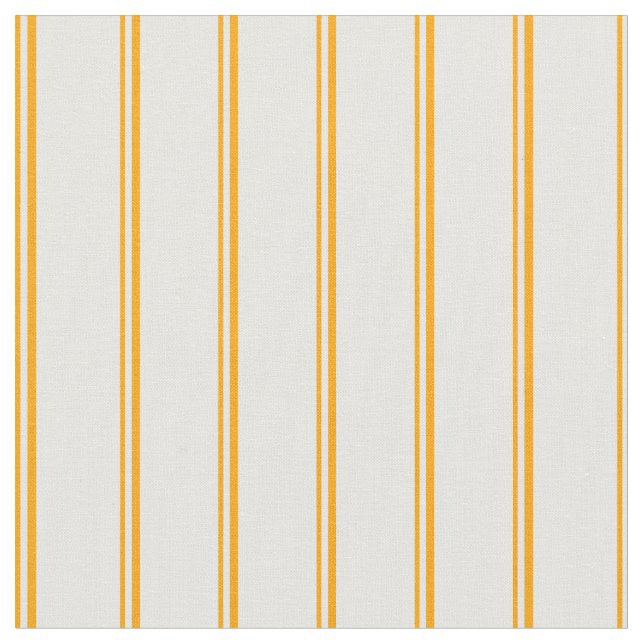 Orange och vit lutning/stripe Mönster Tyg (Närbild)