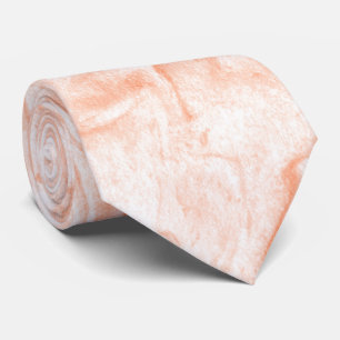 Orange och vit marmor slips