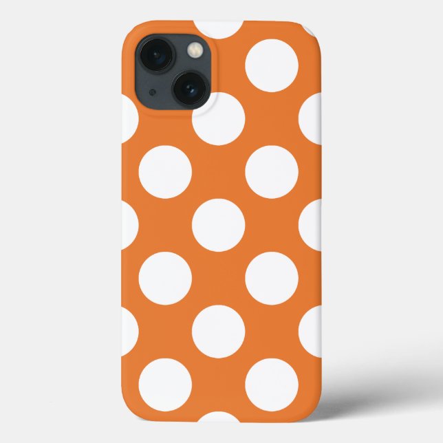 Orange och Vita Polka dots (Baksida)
